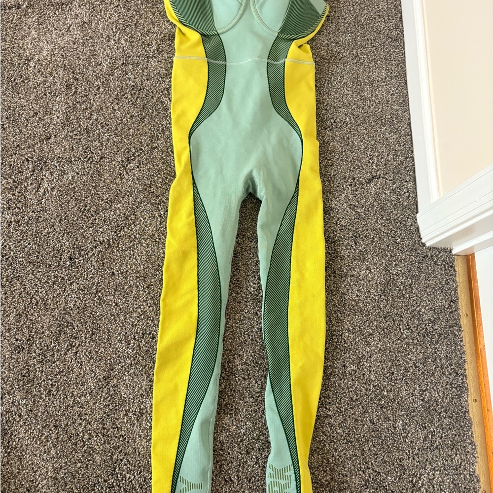 Women’s One Piece in Green and Yellow